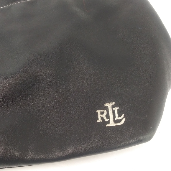 Ralph lauren black leather handbag - Picture 8 of 8